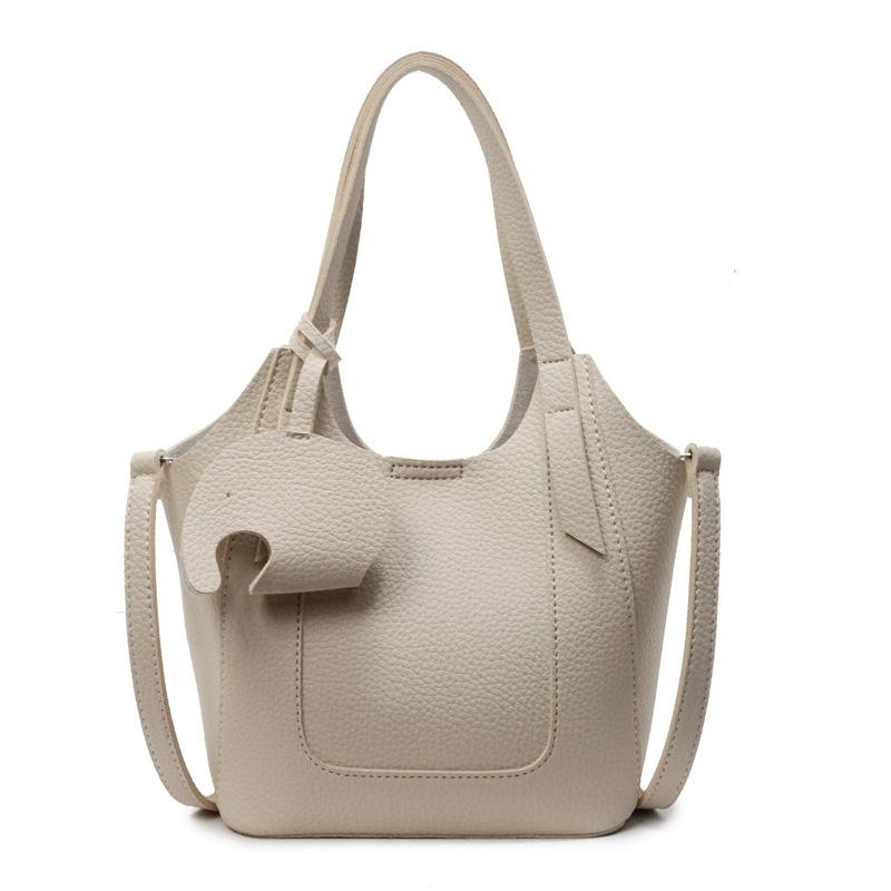 Премиальная портативная сумка-ведро в иностранном стиле женская 2025 новая модная универсальная сумка через плечо простая дорожная сумка-мессенджер