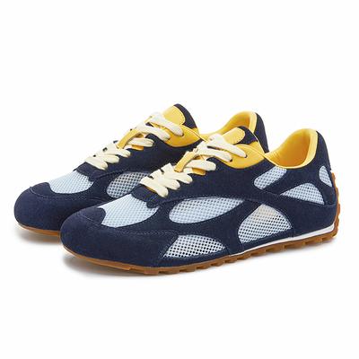 Модные женские кроссовки AIYUQI, плоская подошва, 2025 новинка, нескользящие немецкие тренировочные туфли для женщин, большой размер, сетчатые повседневные женские туфли