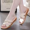 2025 New Summer Out Women's Slippers Casual Mother Shoes Comfortable, Lightweight, Non-slip and Wear-resistant Soft-soled Sandals