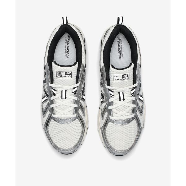 New Balance T410 Классическая Мода Универсальная Изысканная Амортизация Низкие Тренировочные Кроссовки Унисекс Кроссовки Серебристый Черный MT410GC5