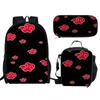 Naruto Naruto Surrounding Primary School Bag Cartoon Animation Backpack Satchel Pencil Case