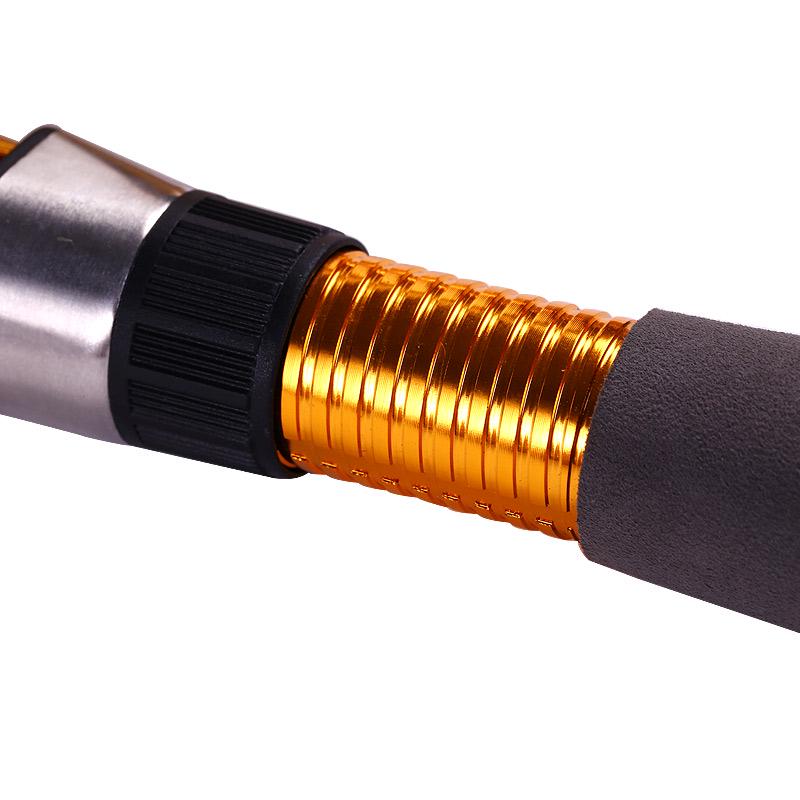 Fishing Rod Carbon Fiber Travel Fishing Spinning Rod Portable Telescopic Fishing Pole Fishing Tackle