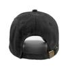 Stylish Plain Cotton Baseball Cap with Sun Protection and Embroidered Design