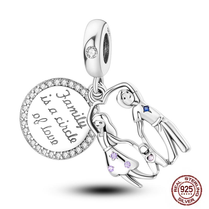 Woman Retro Copper Animal Tree Of Life Charms Beads Loveheart Fit Original Pendant Bracelet Diy Jewelry Making Gift