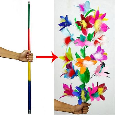 Исчезающая исчезающая трость-цветок, магические трюки для фокусников, магический реквизит для сцены крупным планом