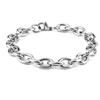 Trendy Titanium Steel Interlocking O-Shaped Bracelet for Men and Women