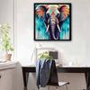 New Arrival 5D DIY Full Circle Diamond Painting "Painted Elephant" Embroidery Cross Stitch Home Decor Gift