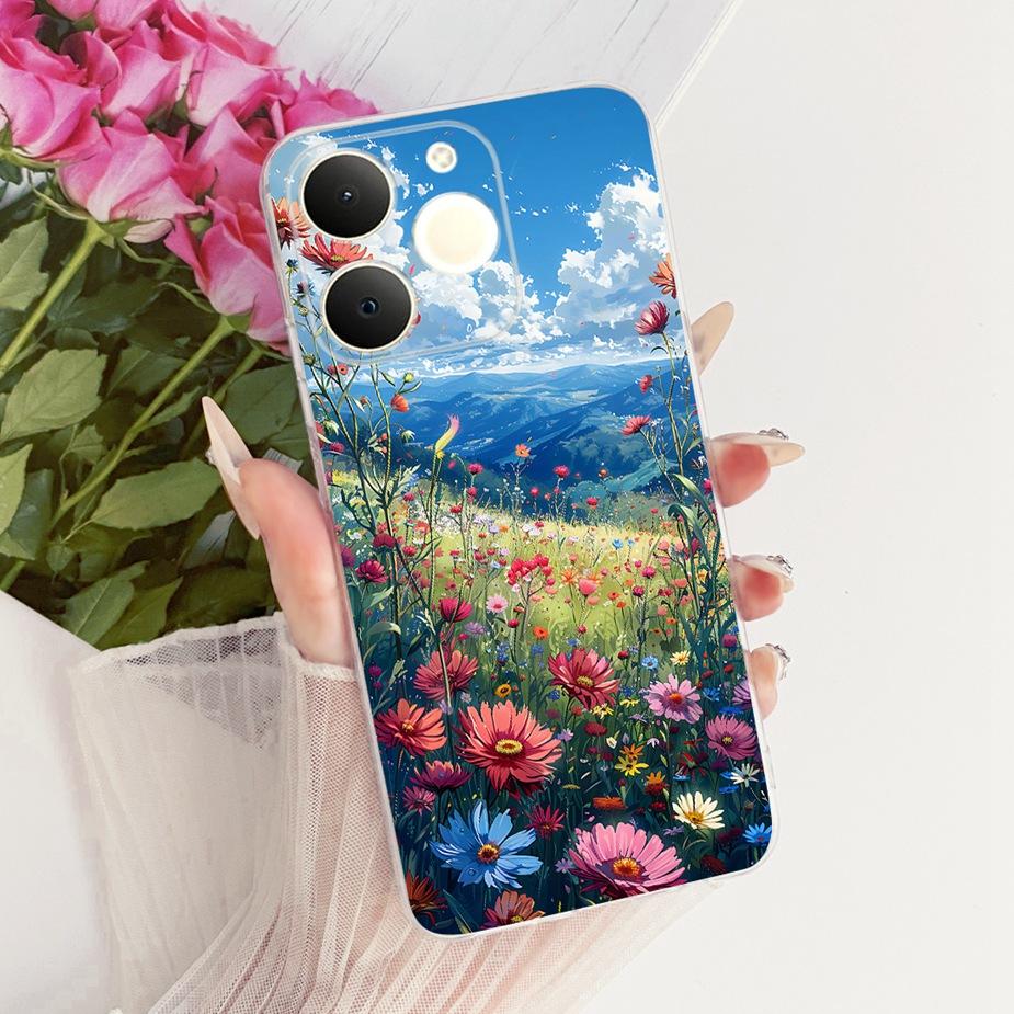 Чехол для Realme Note 70 Note70 T RMX5313 Милый Кот Расписной Чехол Мягкий Тонкий Чехол для Телефона Для Realme Note 70T Narzo 80 LIte 4G Fundas