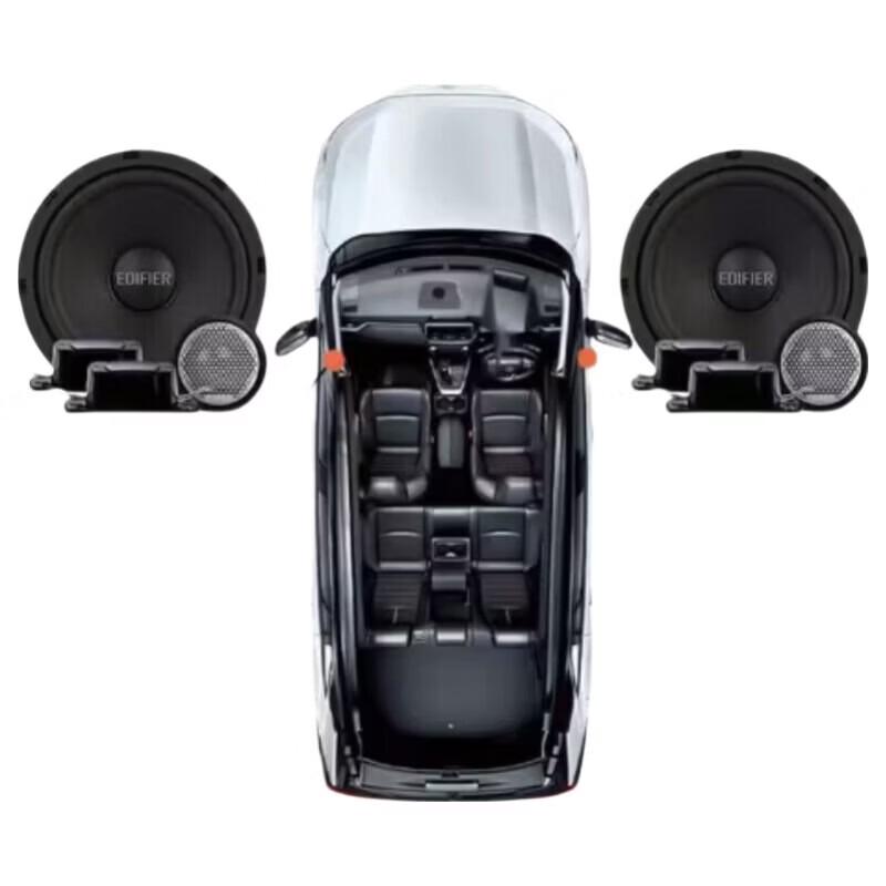 Edifier SF651E 6,5-дюймовый компонентный автомобильный акустический комплект, разъем CN (адаптер в комплекте)