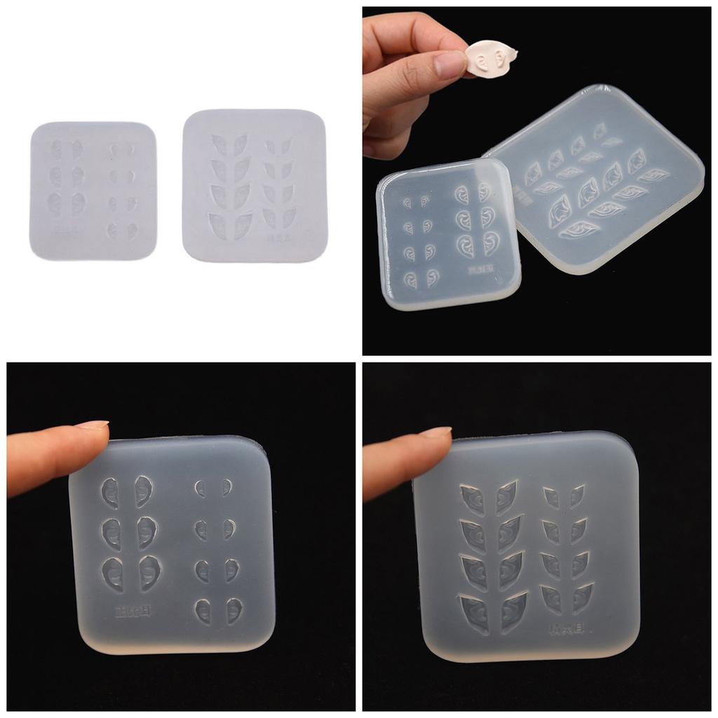 Cute Ear Silicone Mould for DIY Pottery Clay Crafts Flexible and Portable Silicone Mould for Crafting Doll Ears Ornament