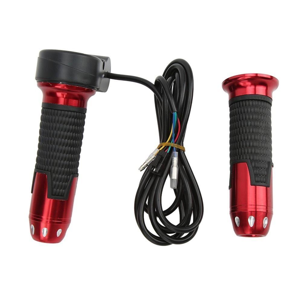 with Button Twist Throttle Grips 12V-99V Throttle Accelerator  Bicycle Accessories