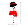 New Magnetic Christmas Snowman Fridge Door Stickers Merry Christmas Decoration