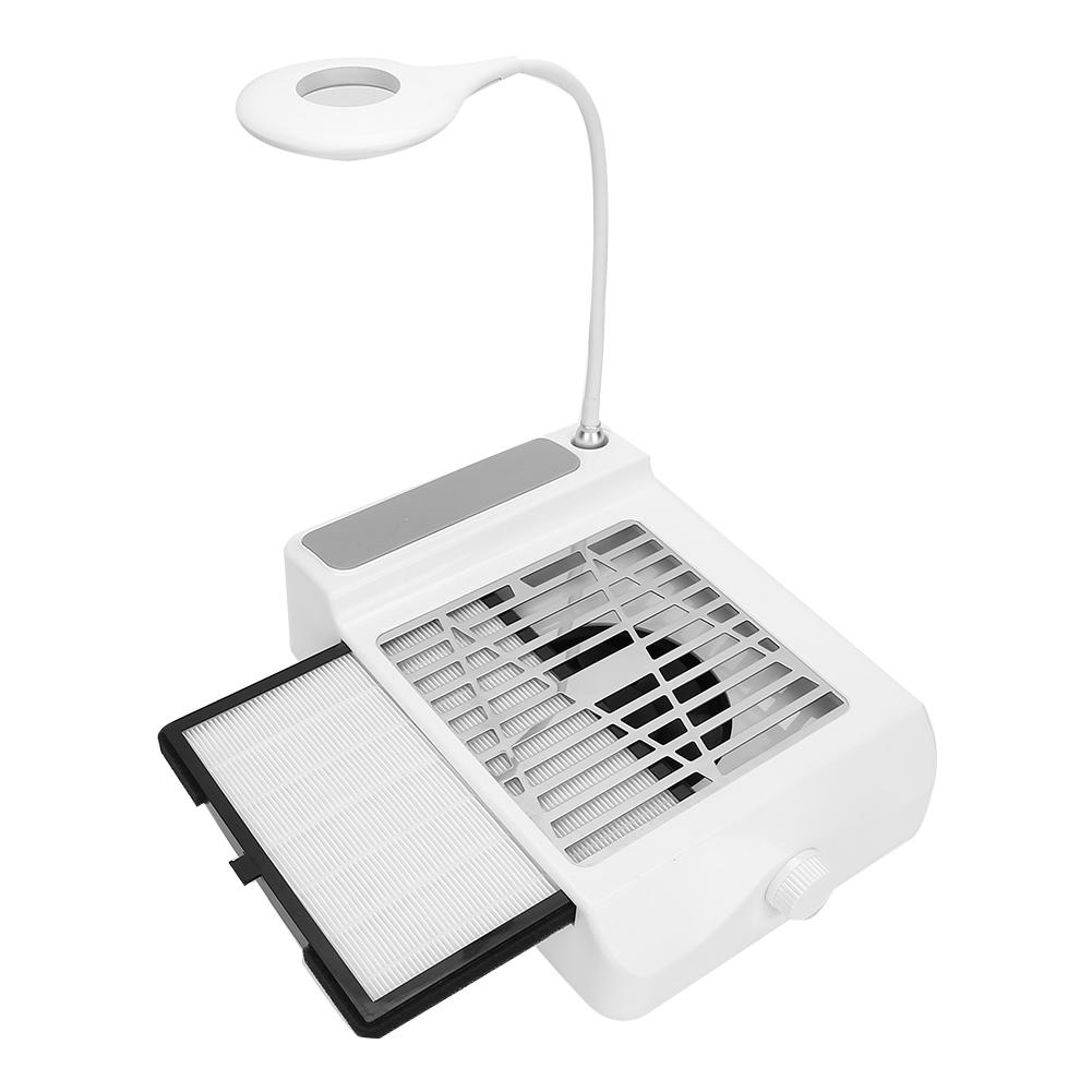 60 Вт Пылесос для ногтей Пылесос для ногтей Пылесос для ногтей Лампа для ногтей Подушка для рук для домашнего маникюрного салона EU Plug