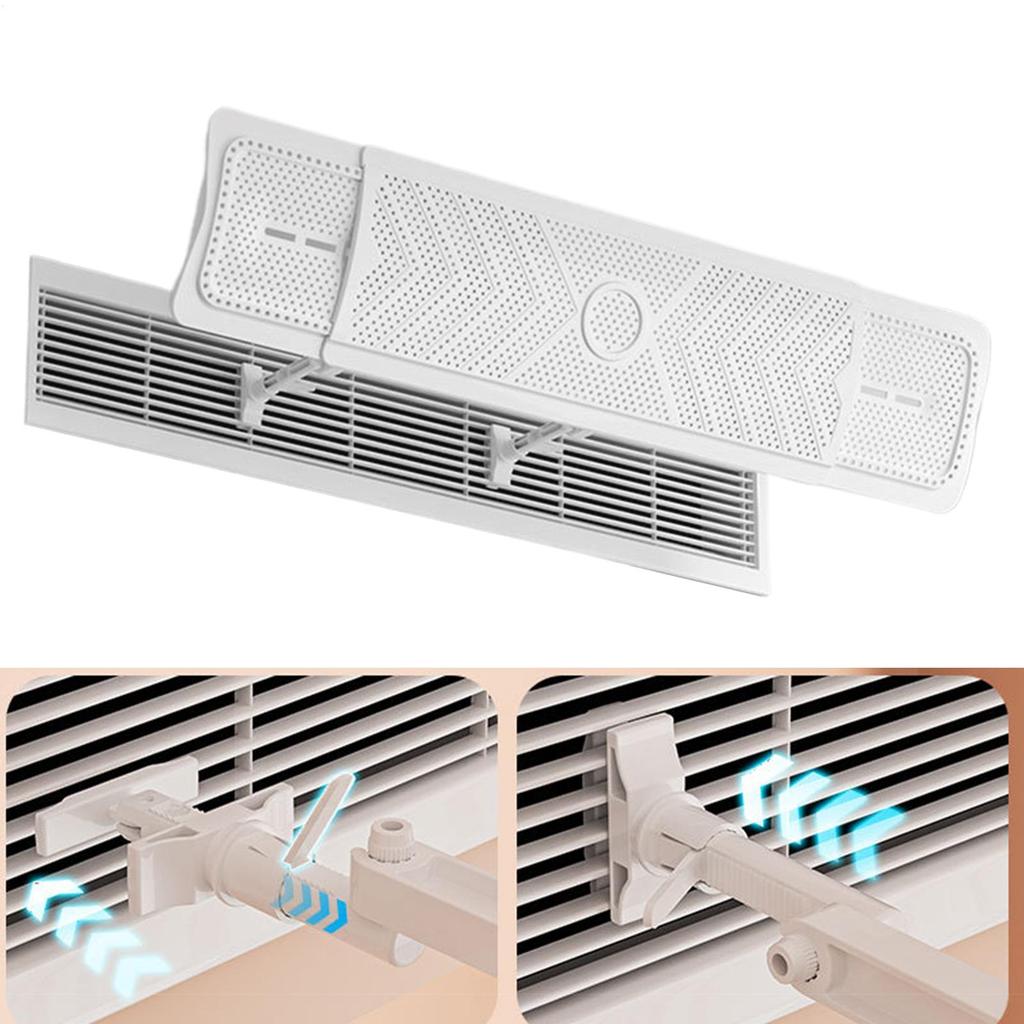 AC Deflector AC Window Baffle Adjustable Deflector Cover Redirector For Bedroom Sidewall Ceiling Registers Home