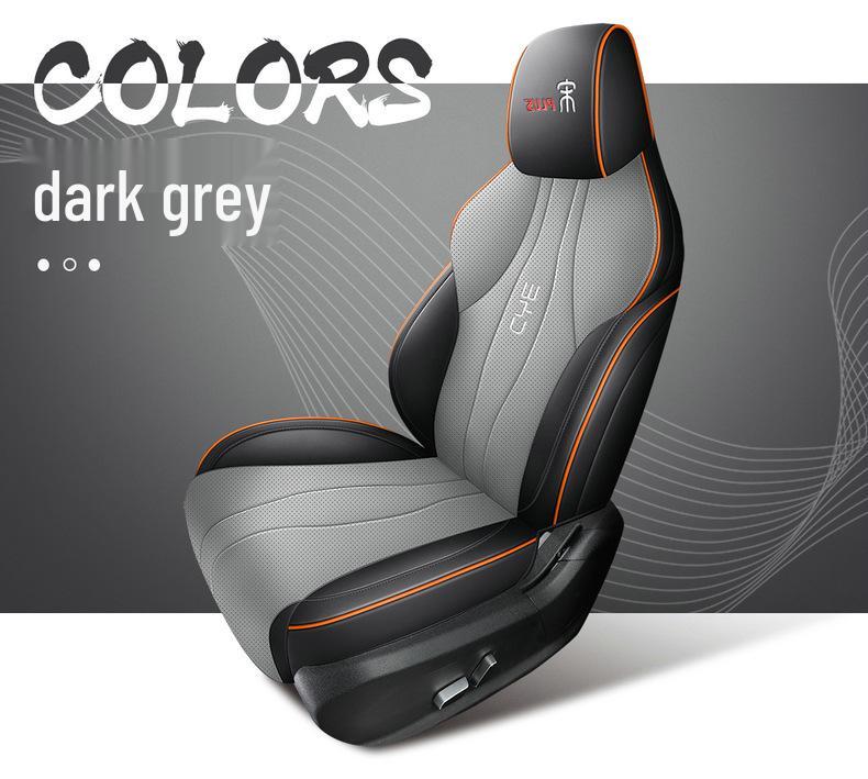 BYD Song Plus Leather Seat Cover – Full Surround, 5-Seat, All-Season Cushion.