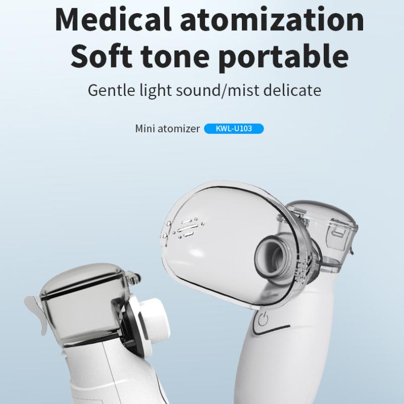 Portable Handheld Atomizer Medical Grade Electronic Atomizer for Children and Adults Ultrasonic Microgrid Household Atomizer