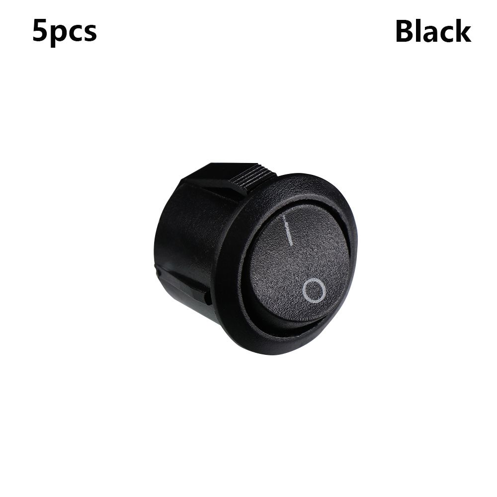 5pcs Hot Plastic Mini 2PIN ON/OFF Toggle Switch Car Boat Push Button