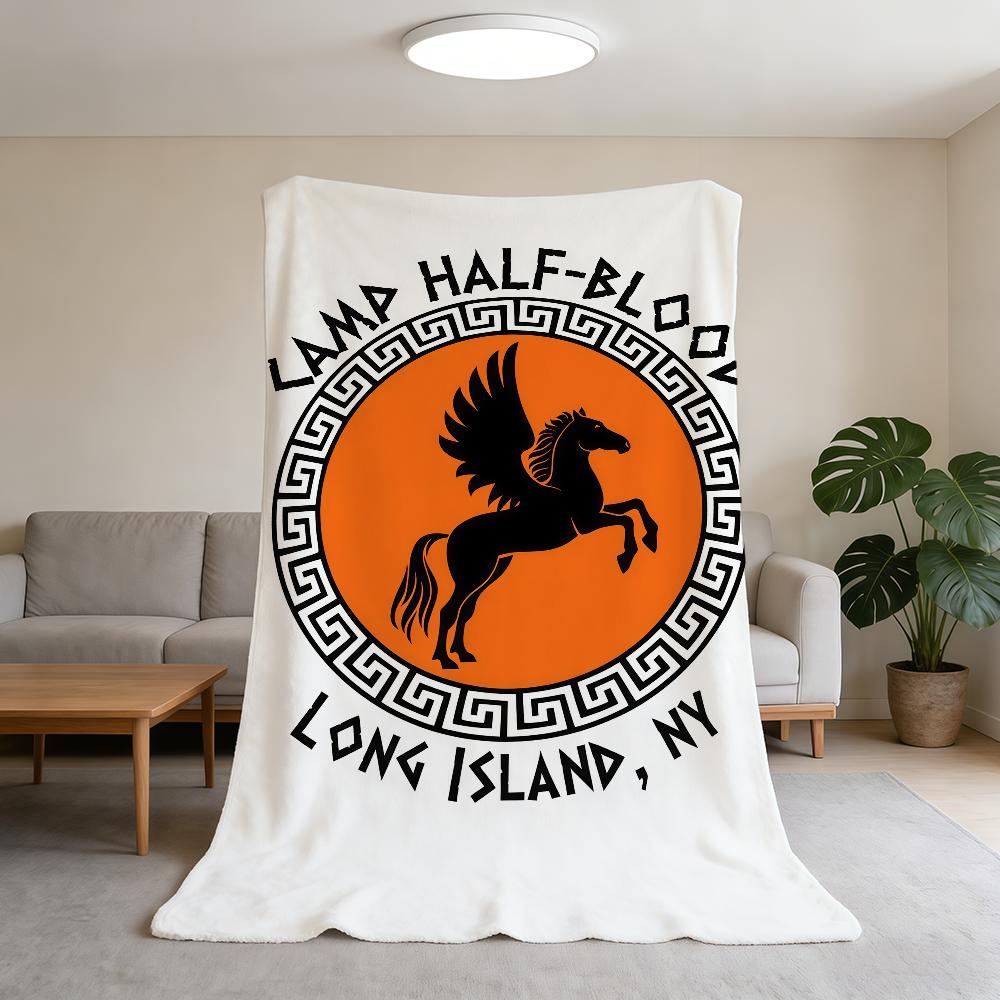 Blanket J-Jackson Camp Super Warm Comfortable Plush Throw Blanket Half-Blood P-Percy Child Home Sofa Bedroom Gift