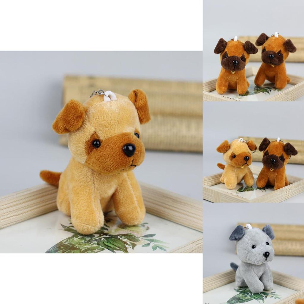 Милая маленькая плюшевая игрушка волчья собака, реалистичный щенок хаски, мягкая игрушка, кукла, брелок