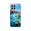 Для Honor X8 чехол задняя крышка для HonorX8 Honor X 8 чехол-бампер мягкий силиконовый черный чехол из ТПУ розовый аниме космическая машина