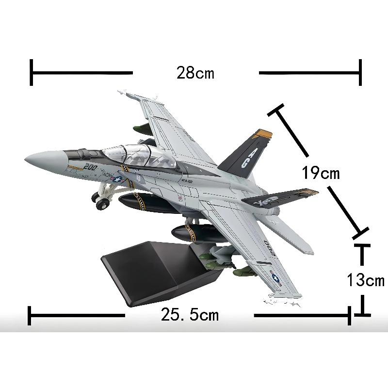 1:Масштабная модель 1:72 F18 FA-18 VF103 Grumman Tomcat Super Hornet F/A-18F Истребитель с пиратским флагом Самолет ВМС США Военная модель