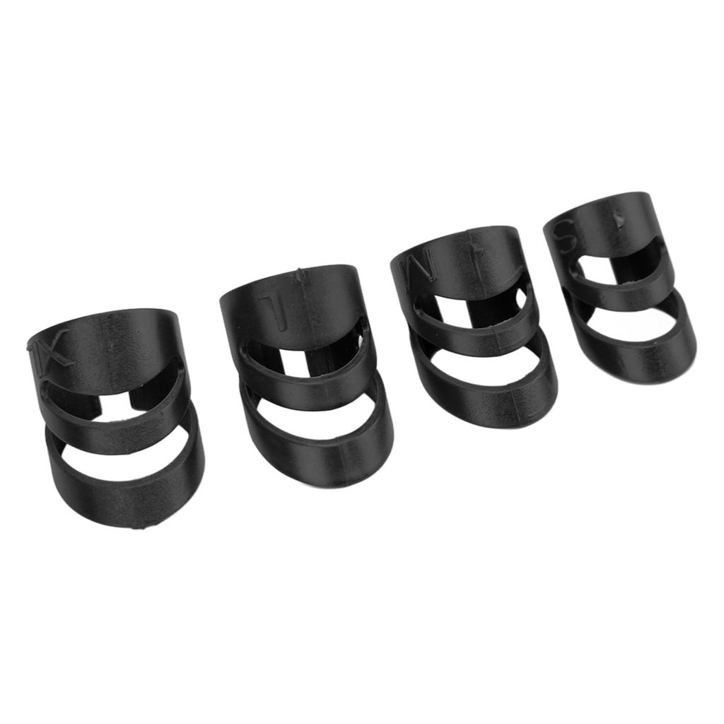 4 шт. Напальчники для гитары, защита кончиков пальцев, набор аксессуаров для инструмента, комплект для бас-гитары, банджо