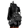 2862pcs Jack's Black Pirate Ship Model Sailboat Vessel Kit for Kids & Adults Ideal Birthday Or Christmas Gift