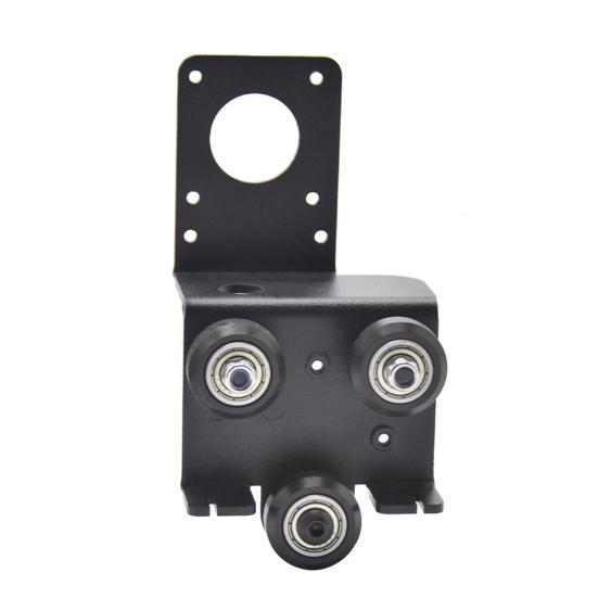 Задняя опорная пластина экструдера 3D для Ender-3 CR10/CR10Pro Сверхпрочная металлическая задняя опорная пластина со шкивом Экструзионная задняя пластина Аксессуары для 3D-принтера