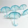 1Pcs Dollhouse Furniture Accessories Transparent Plastic Mini Umbrella Home Decoration Children'S Play Toys