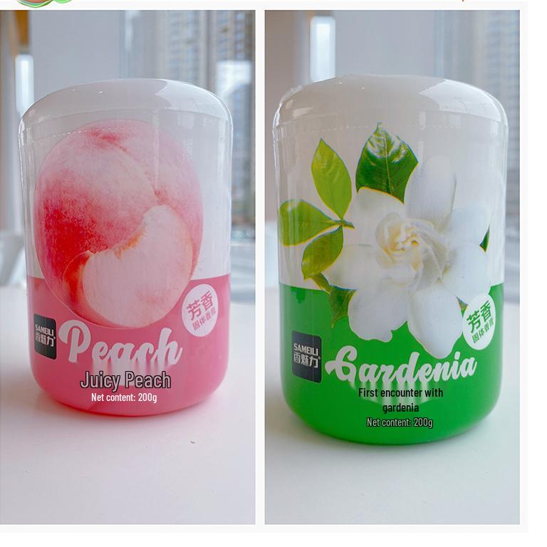 Автомобильный освежитель воздуха - Аромат персика, ананаса, винограда, Долговечный устранитель запахов для туалетов