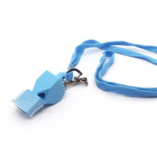 Свисток с шнурком и ручкой для рта. Пластиковый спортивный свисток. Громкий четкий звук. Свисток для тренеров, судей, тренировок, кемпинга, выживания в чрезвычайных ситуациях.