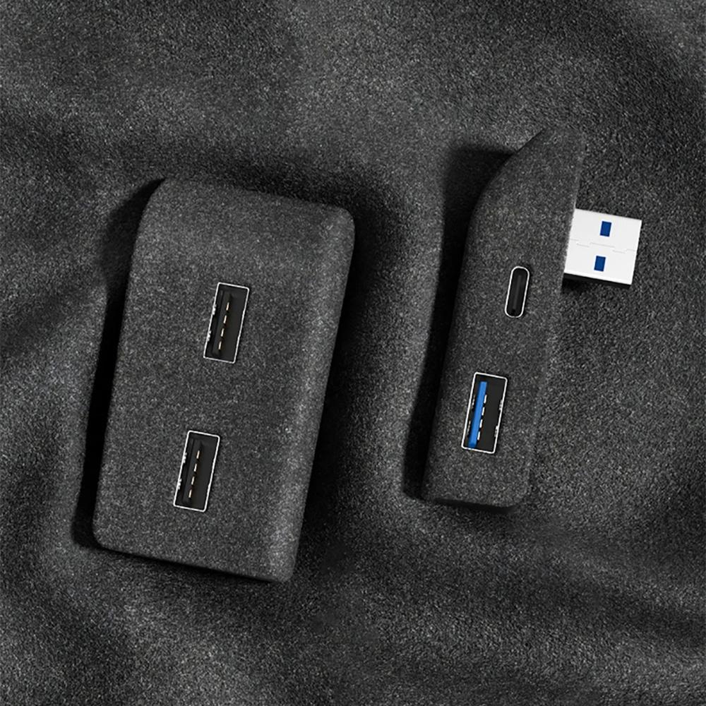 USB-концентратор-адаптер-зарядное устройство для перчаточного ящика для Tesla Model Y 21-24