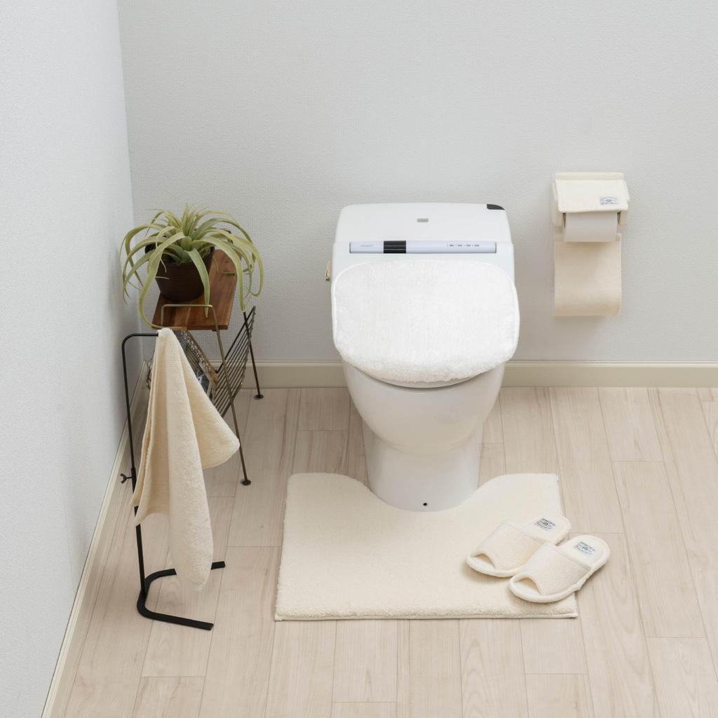 Senko Cushionny 3 Toilet 50 X 60 70032 [BB Collection] Mat, Approx. Cm, Ivory,