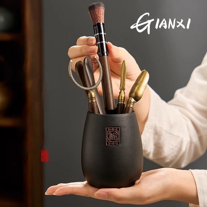 Китайская чайная церемония Шесть джентльменов Чайные принадлежности Чайный столик Инструменты для кунг-фу Чайный столик Чайный коврик Принадлежности Полный комплект