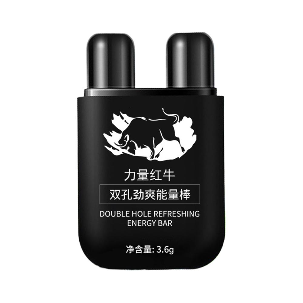 Одорант Двойное отверстие Энергетический батончик Ароматерапия Назальный ингалятор Пары Стик Стимулирующий аромат Предотвращает сонливость