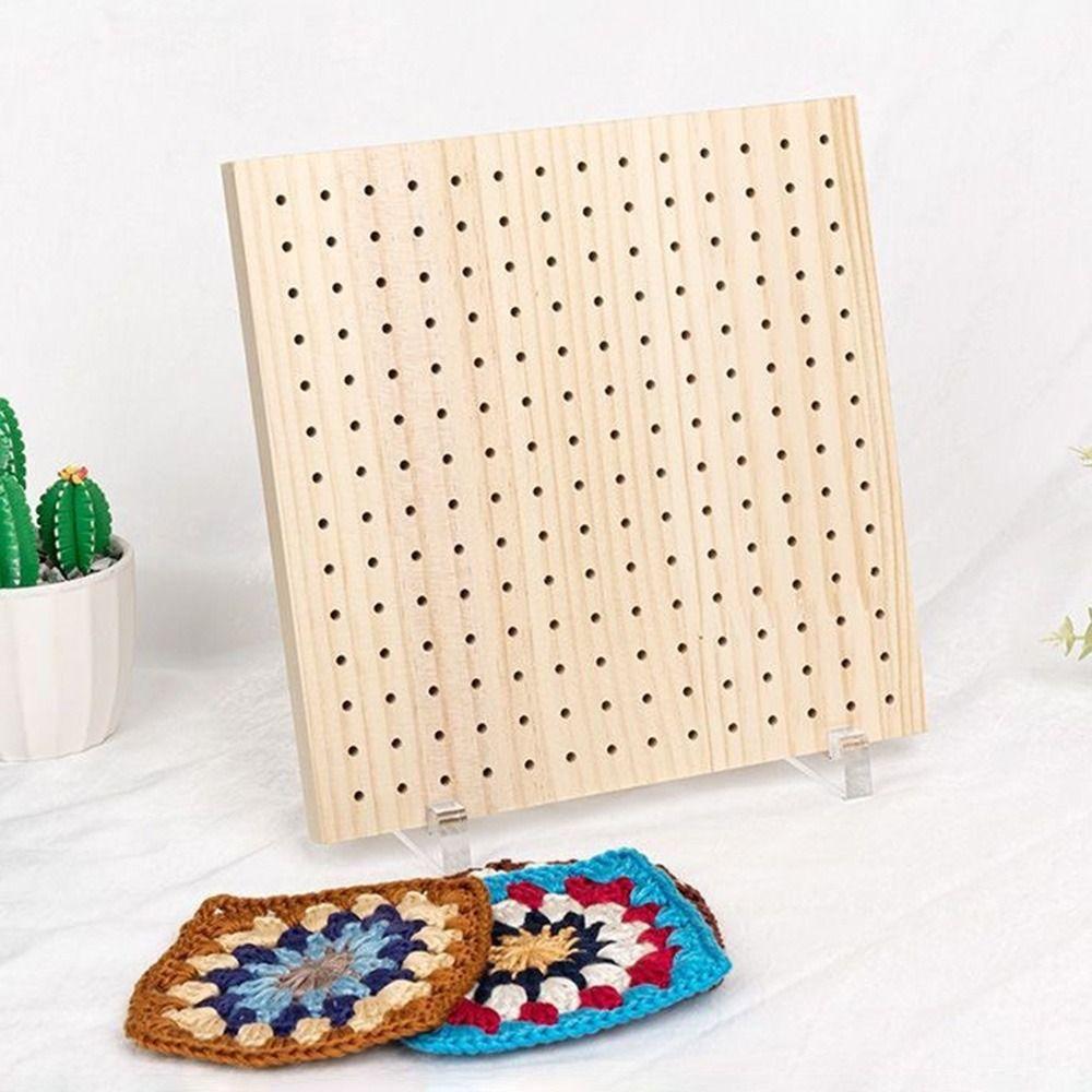 Сделай сам Блокировочный мат для вязания Квадратная вязальная доска Ручная работа Доски для блокировки крючком Вязание шапок
