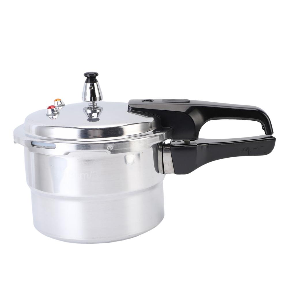 Pressure Cooker 3L Explosion Proof Aluminum Stovetop Fast Cooking Canning Cooker Pot with Steam Rack for Kitchen
