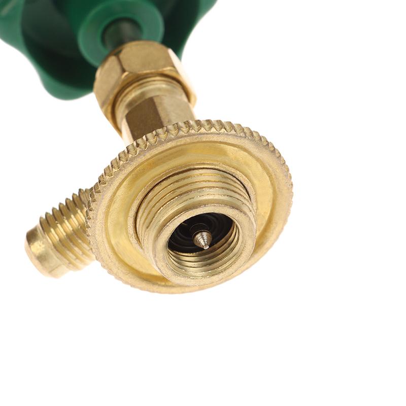 1 шт. Клапан для дозирования низкого давления Открывалка для бутылок Разъем 1/4 SAE Mayitr Прокалыватель баллона для хладагента для газа R22