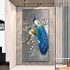 Nordic Animal Colorful Peacock Canvas Paintings Modern Posters and Prints Wall Art Pictures for Living Room Decoration Cuadros