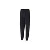 Solid Color Drawstring Tapered Running Fitness Training Woven Pants Men Bottoms Black 626177-01
