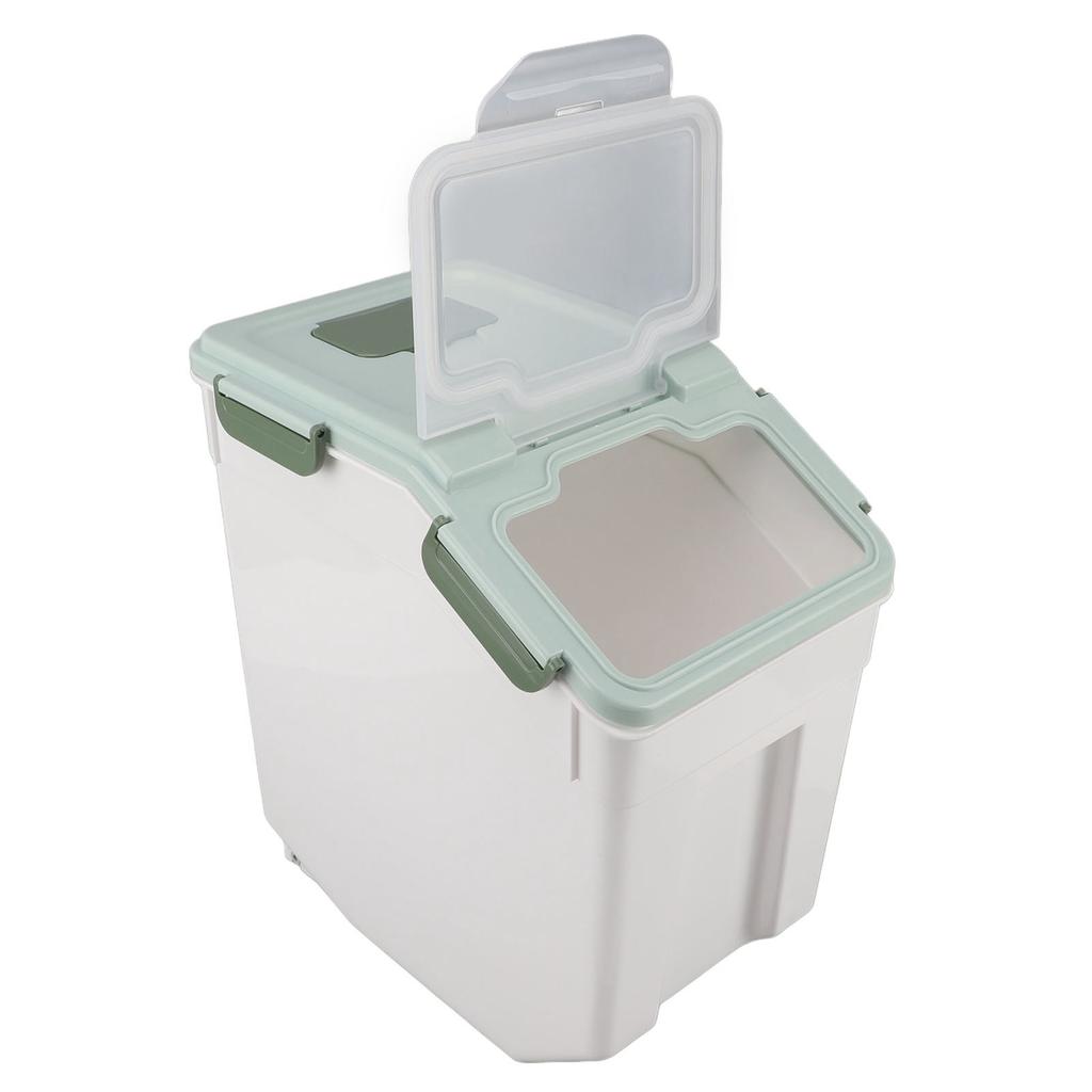 Airtight Rice Container Thickened Rice Storage Bin with Easy Open Lid for Kitchen Grain Flour