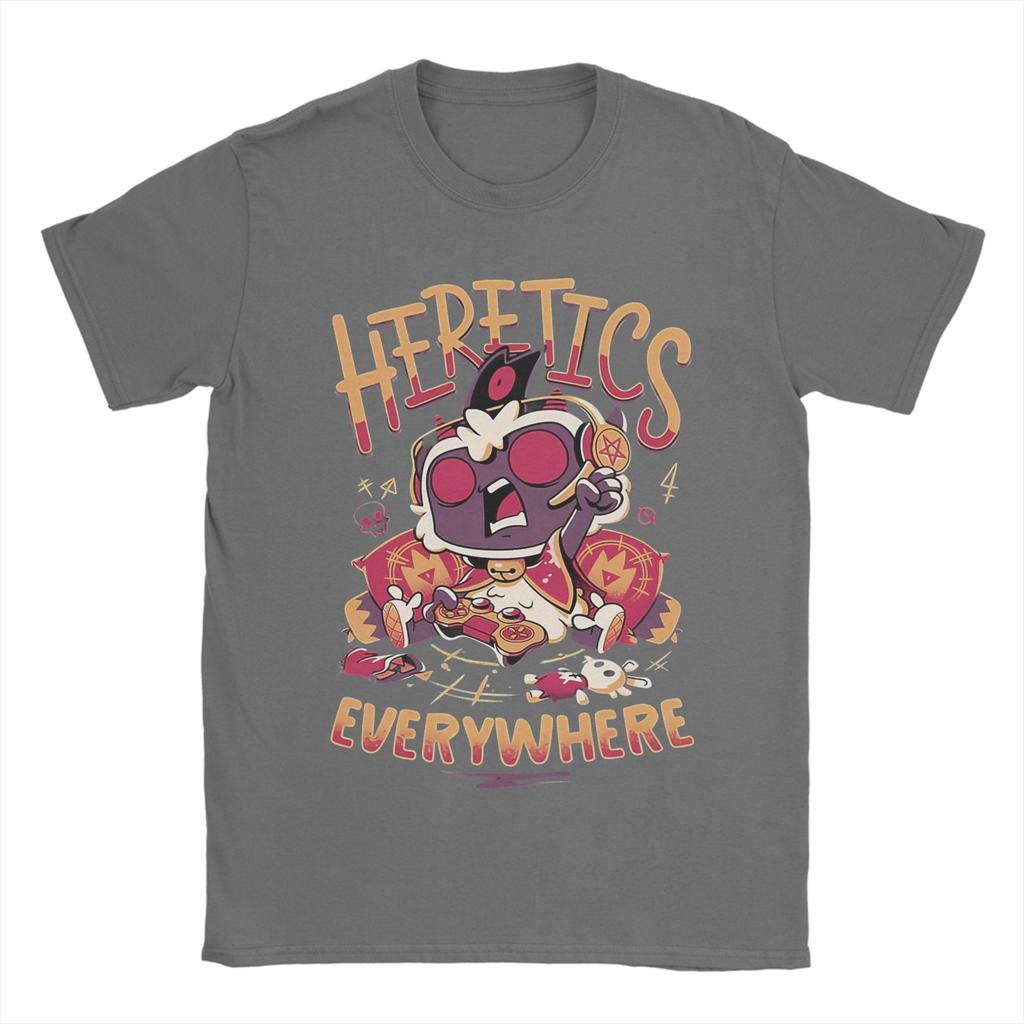 Cult Of The Lamb Game T Shirt Summer Trendy Cool T Shirts Male Pure Cotton ONeck Oversized Tees ShortSleeve Y2K Basic Tops