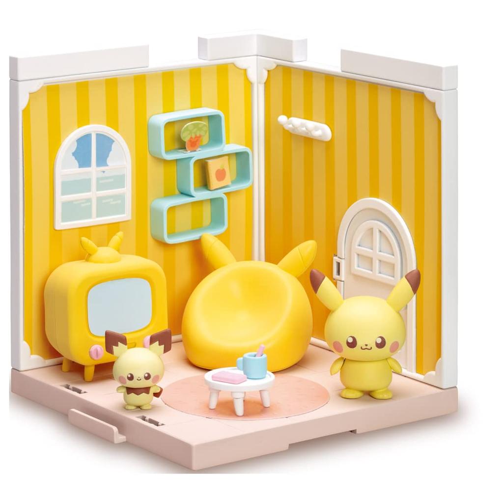 TAKARA TOMY Pokemon Poke Peace House Living Pikachu Pichu &