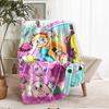 Star Butterfly Theme Printed Blanket - Perfect for Couch, Bed, Travel & Outdoor Use | Machine Washable, Cozy & Durable.