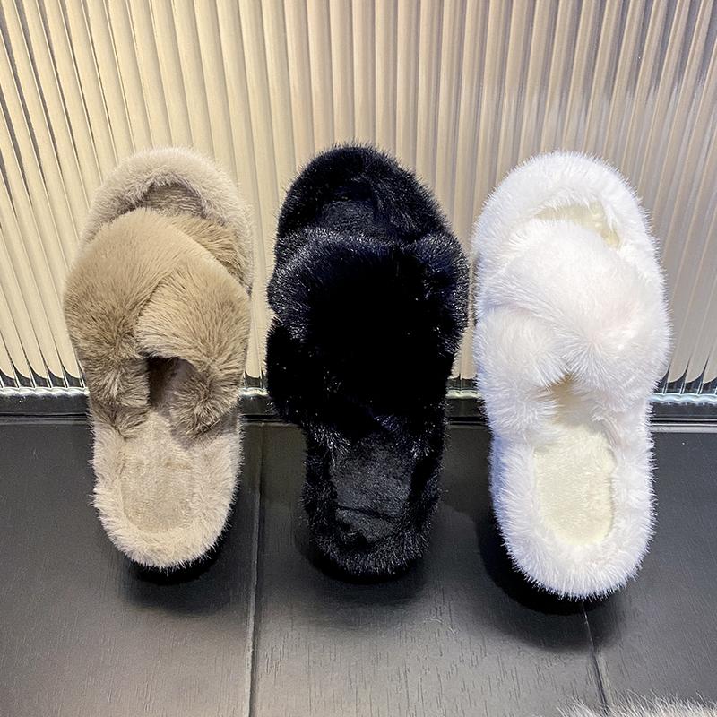 Зимние современные тапочки на высоком каблуке из коровьей замши, натягивающиеся, 2024, высококачественная женская обувь, однотонные, неглубокие, необычные женские тапочки