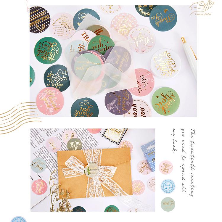 46 шт., наклейка для горячего тиснения, наклейка «Спасибо», наклейка для подарочной упаковки, наклейка для рождественского украшения, наклейка для канцелярских принадлежностей, украшение «сделай сам»