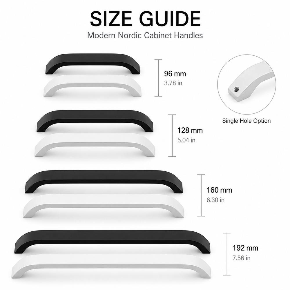 Curved Shape Wardrobe Handles Nordic Style Cabinet Pulls New Furniture Handles Kitchen Cabinets