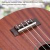 Ukulele Accessories, DIY and Repair Parts, Rosewood Bridge and Saddle for 4-String Ukulele