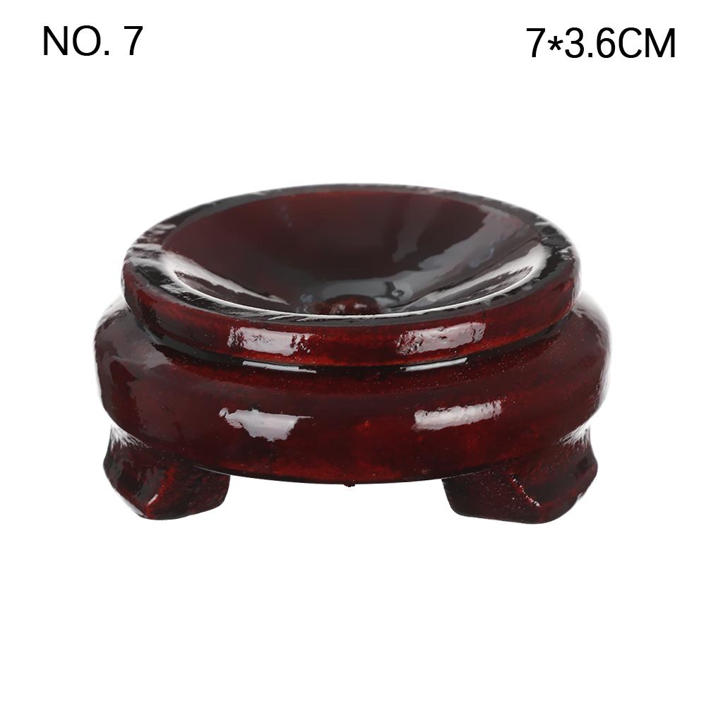 Natural Wood Holder Globe Base Miniature Display Stand Statue Pedestal Magic Sphere Holder Desktop Ornament For Crystal Ball Hot