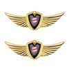 Metal Car Eagle Angel Wings Badge Trunk Fender Decoration Sticker For SEAT Leon Mk1 Mk2 Ibiza Arosa Ateca Altea Cordoba Cupra FR uio321